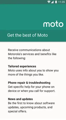 Motorola Notifications android App screenshot 0