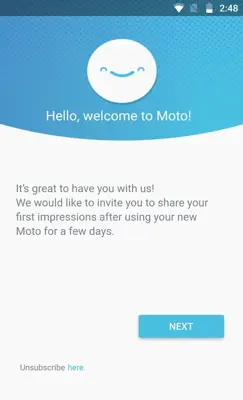 Motorola Notifications android App screenshot 1